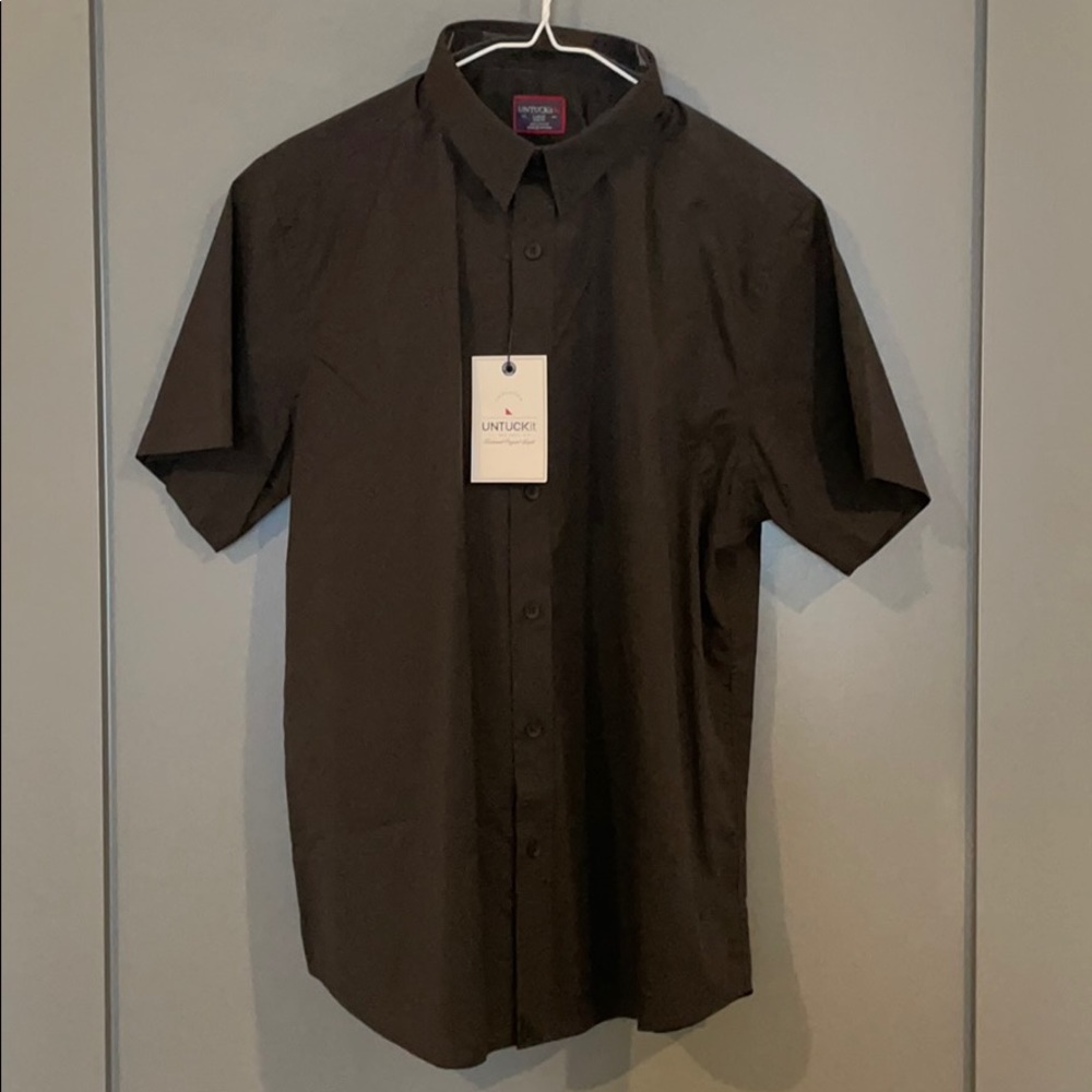 Untuckit Classic Short-Sleeve Coufran Shirt NWT